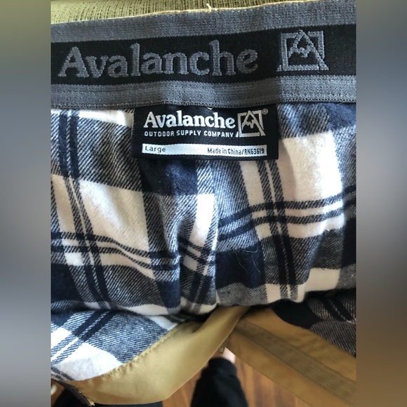 Flannel lined Tan Chinos & Khakis 36x30 relaxed fit travel ready by Avalanche. - Picture 14 of 15